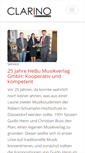 Mobile Screenshot of clarino.de